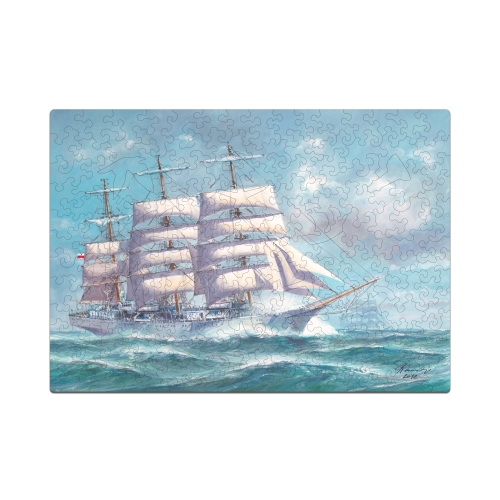 Drewniane puzzle A4 Grzegorz Nawrocki 